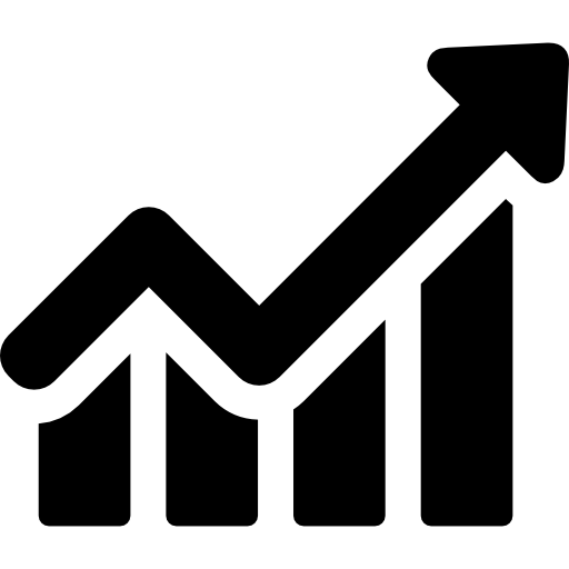 Growth icon representing business growth through tailored SEO strategies.